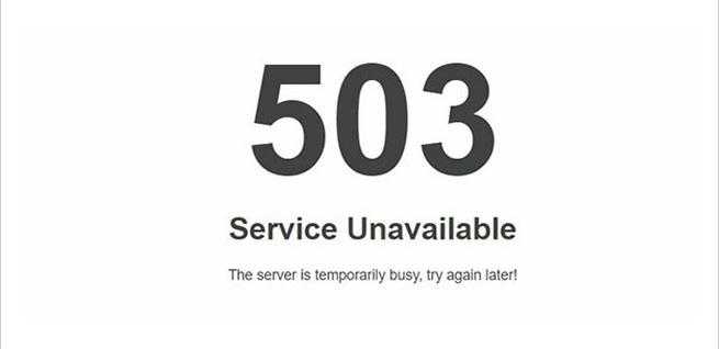 error 503