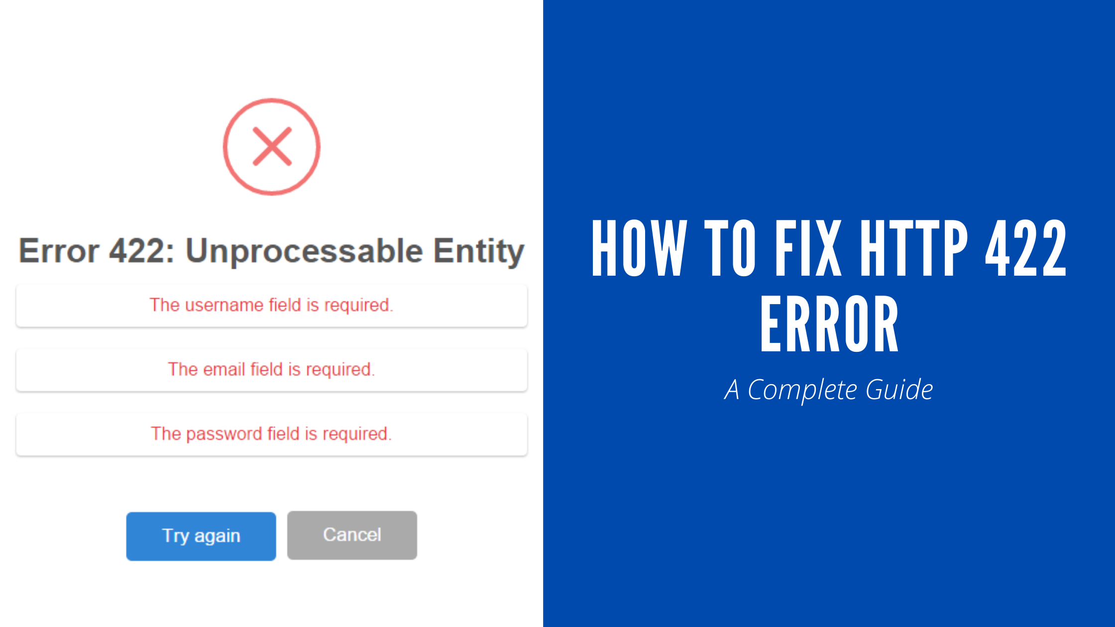 Navigating HTTP Error 422: Unprocessable Entity Explained