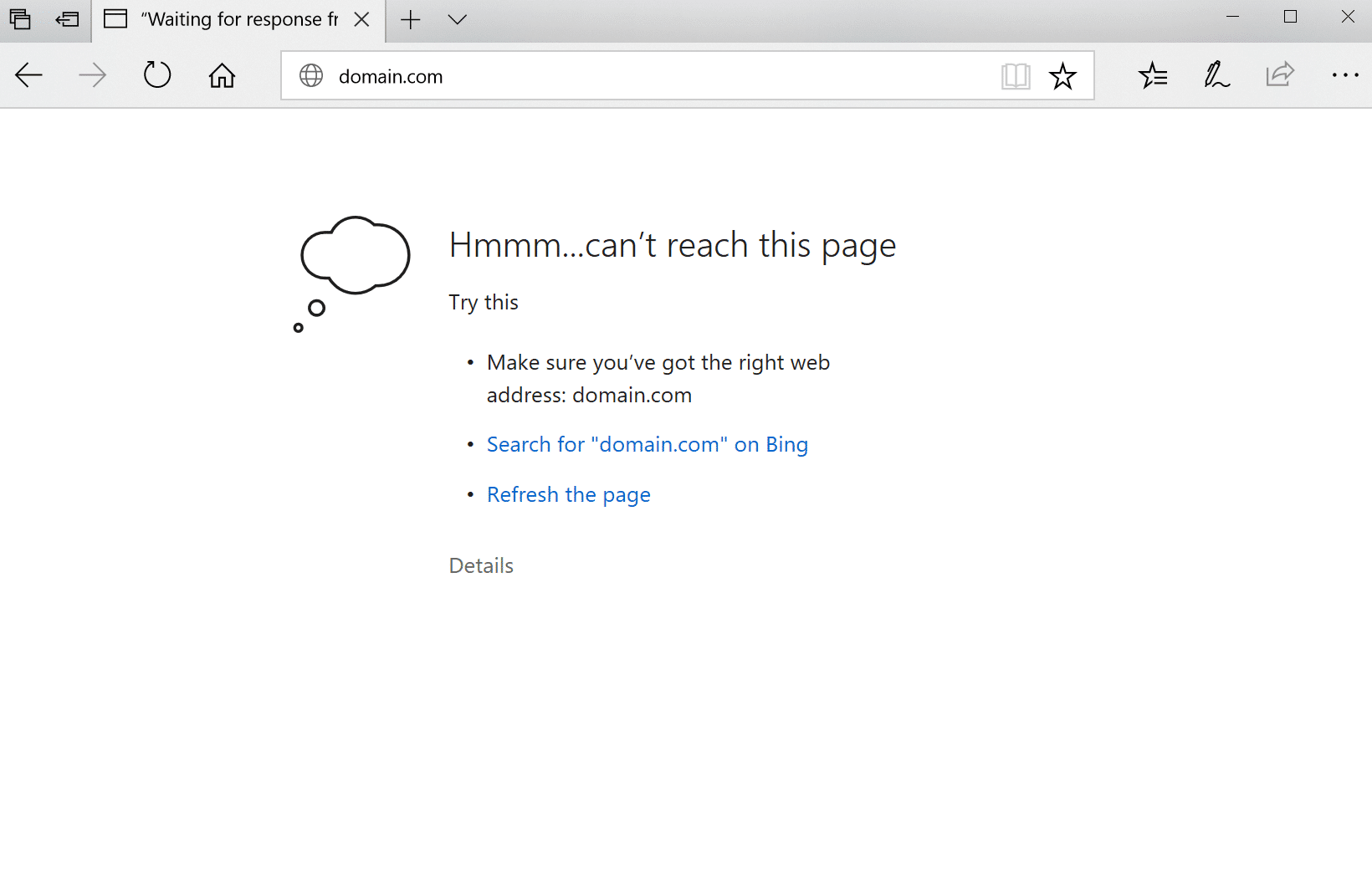 ERR_CONNECTION_REFUSED error