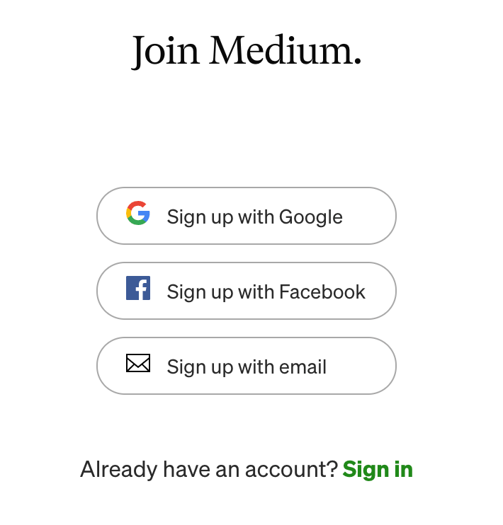 medium account