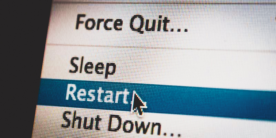 Restart your computer
