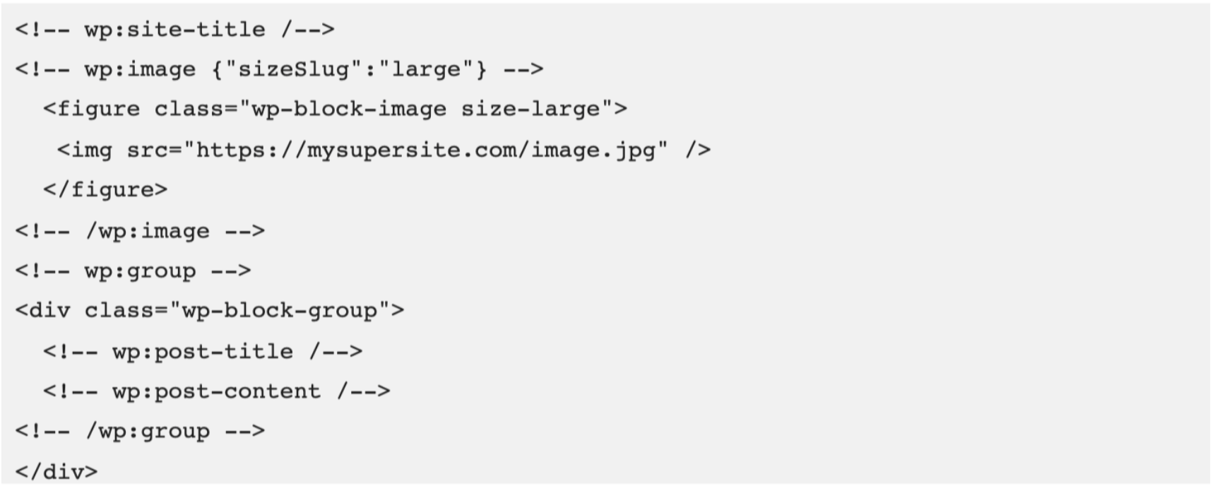 Example header.html block template code