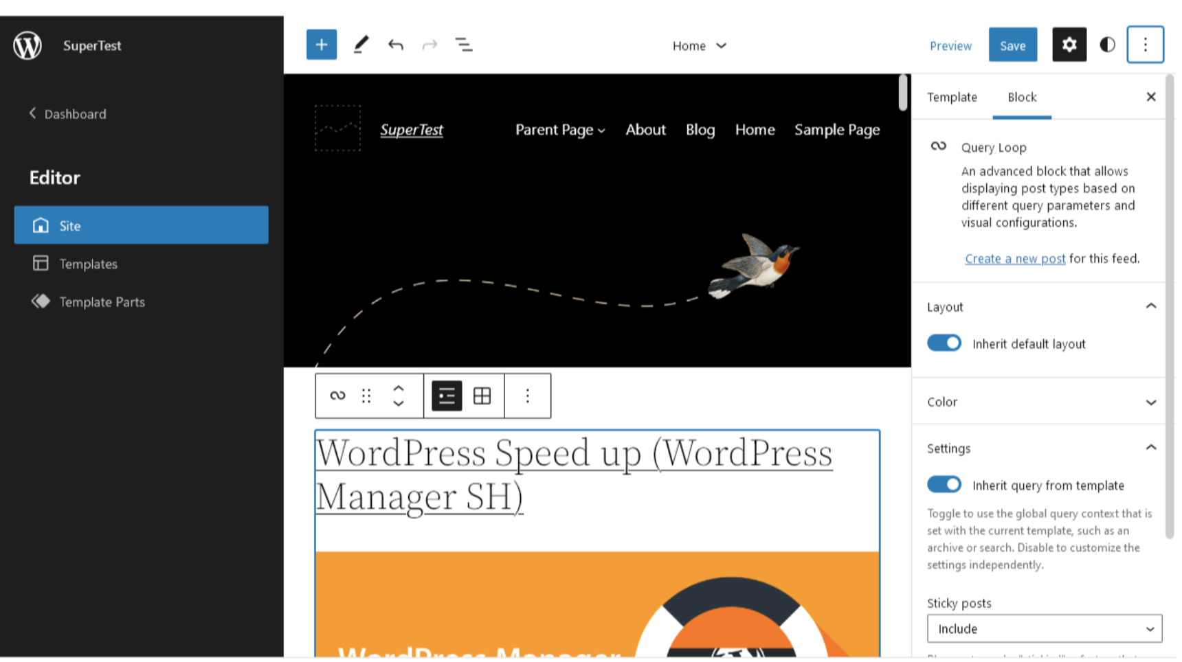 Site Editor
