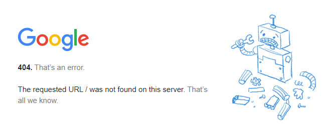 The Requested URL Was Not Found on This Server' Error