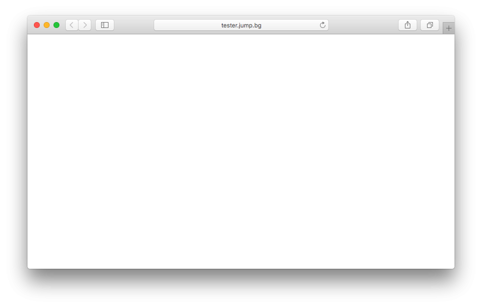 white screen